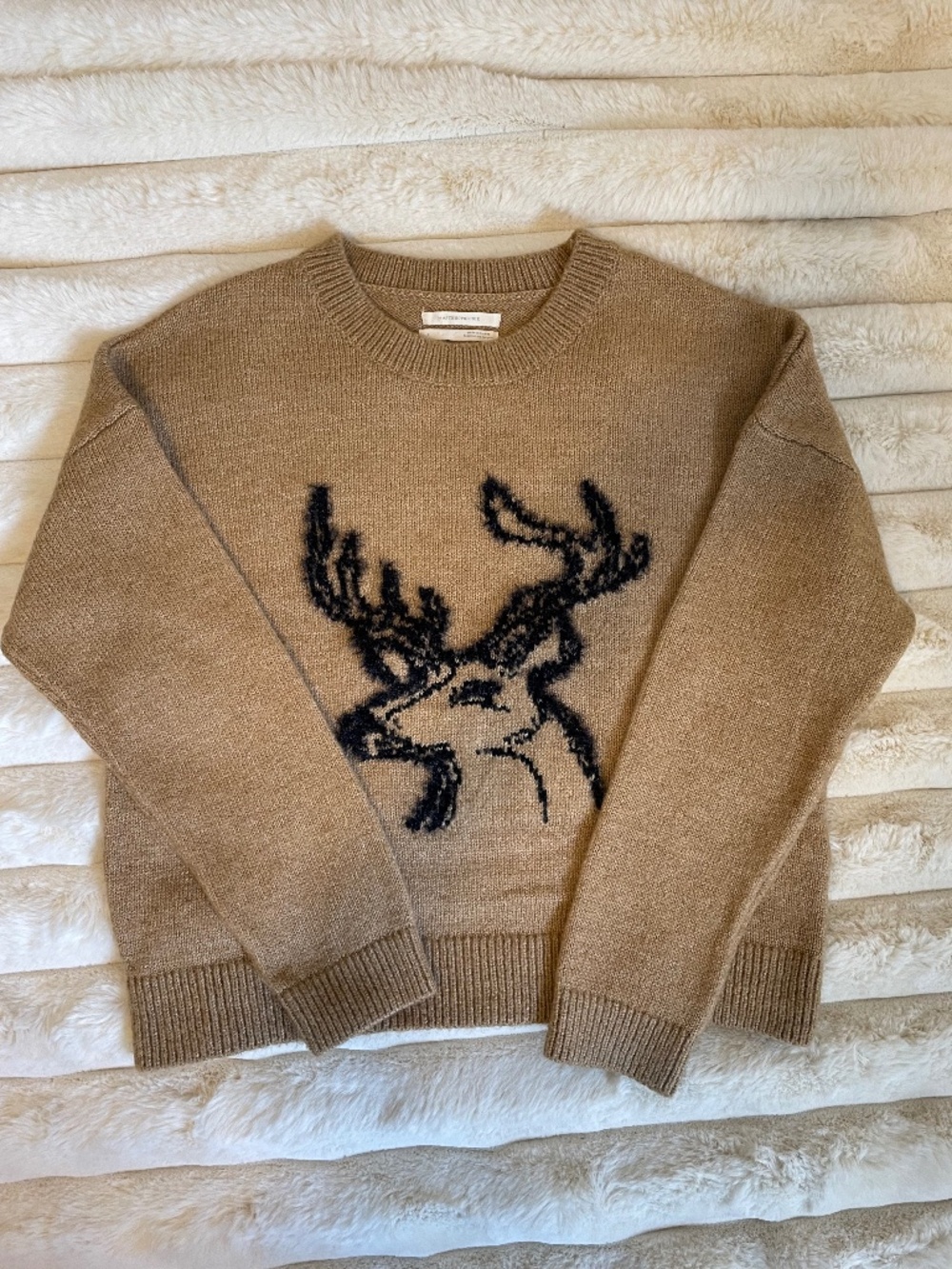 Anthropologie Deer Sweater ~ Size SMALL